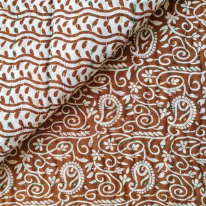 Mini kantha quilt, handwoven in Bangladesh from Shakti.ism