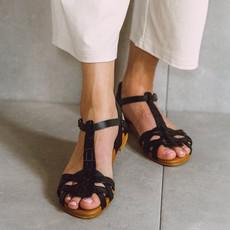 Loa Black Sandals via Sharon Woods