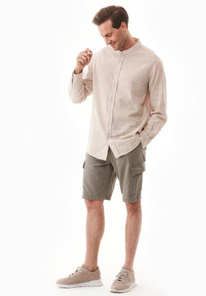 Shirt With Stripes Sand Ecru from Shop Like You Give a Damn