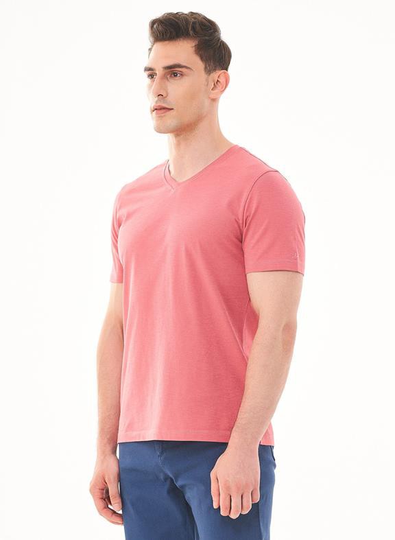 Basic V-Neck T-Shirt Desert Rose from Shop Like You Give a Damn