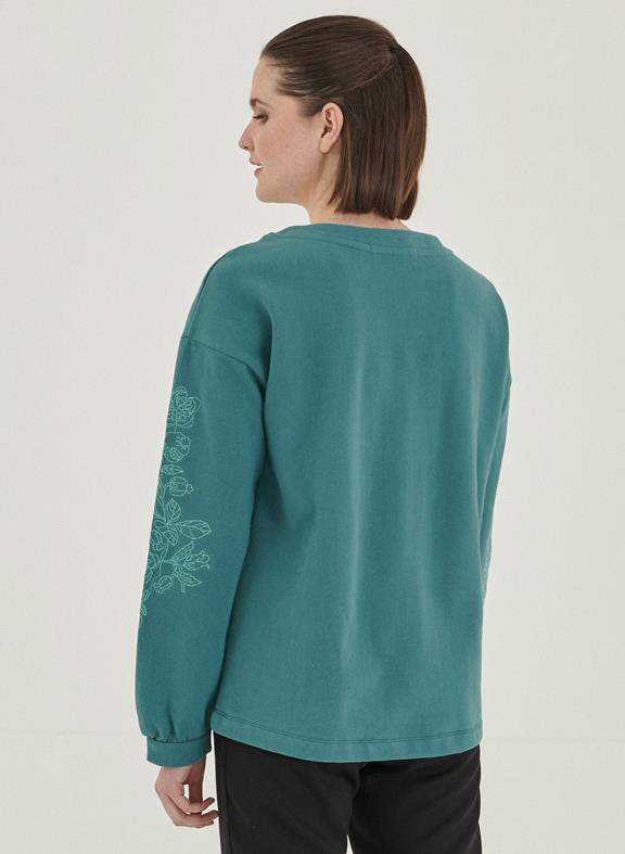 Sweater With Print Blue from Shop Like You Give a Damn