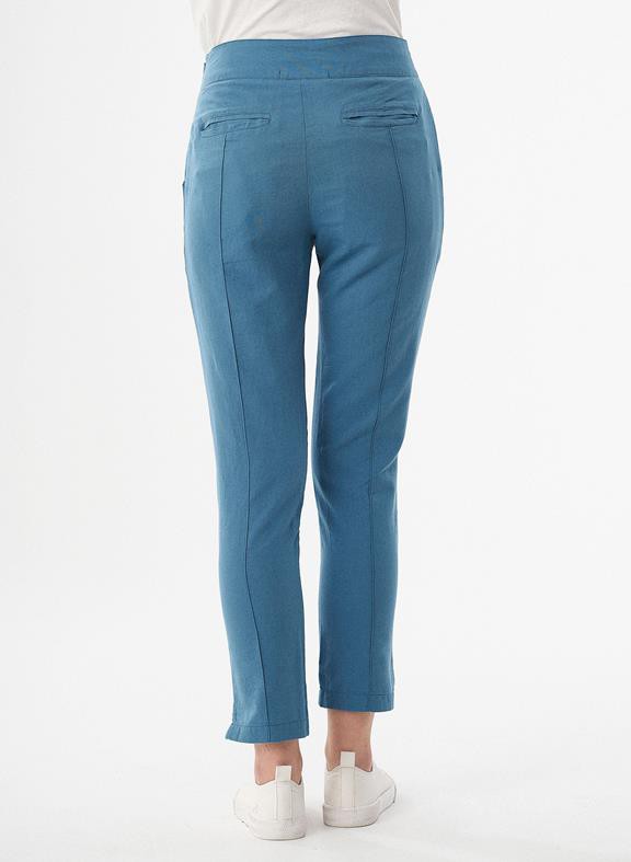 Pants Linen Mix Blue from Shop Like You Give a Damn