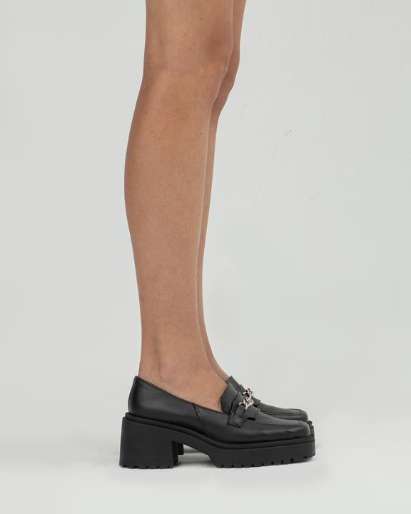 Squared Chunky Loafers Black from Shop Like You Give a Damn