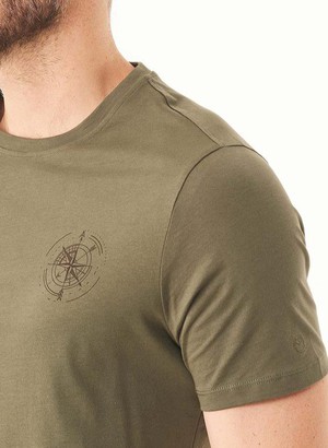 T-Shirt Bio-Katien Compass Olive from Shop Like You Give a Damn