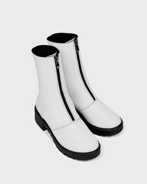 Cyber Boots Cactus Leather White from Shop Like You Give a Damn