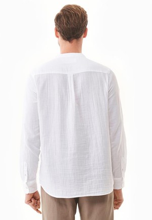 Shirt With Stand Up Collar White from Shop Like You Give a Damn