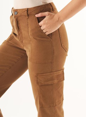 Cargo Pants Tencel Organic Cotton Brown from Shop Like You Give a Damn