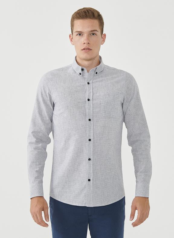 Long Sleeve Shirt Light Grey from Shop Like You Give a Damn