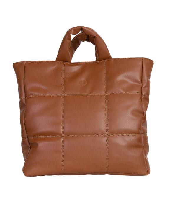 Handbag Quilted Linn Caramel Brown from Shop Like You Give a Damn