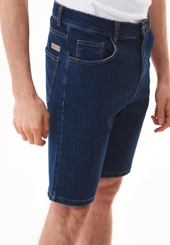 Denim Shorts Mid Blue from Shop Like You Give a Damn