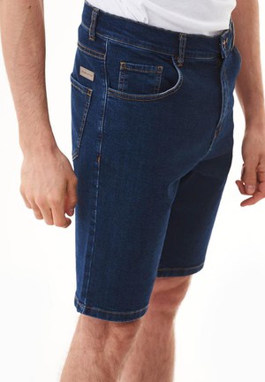 Denim Shorts Mid Blue from Shop Like You Give a Damn