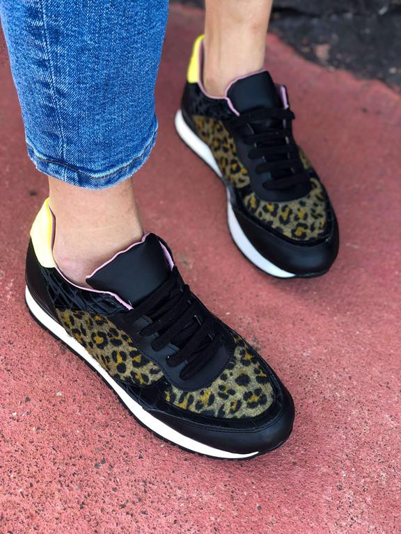 Sneakers Urban Leopard Black from Shop Like You Give a Damn