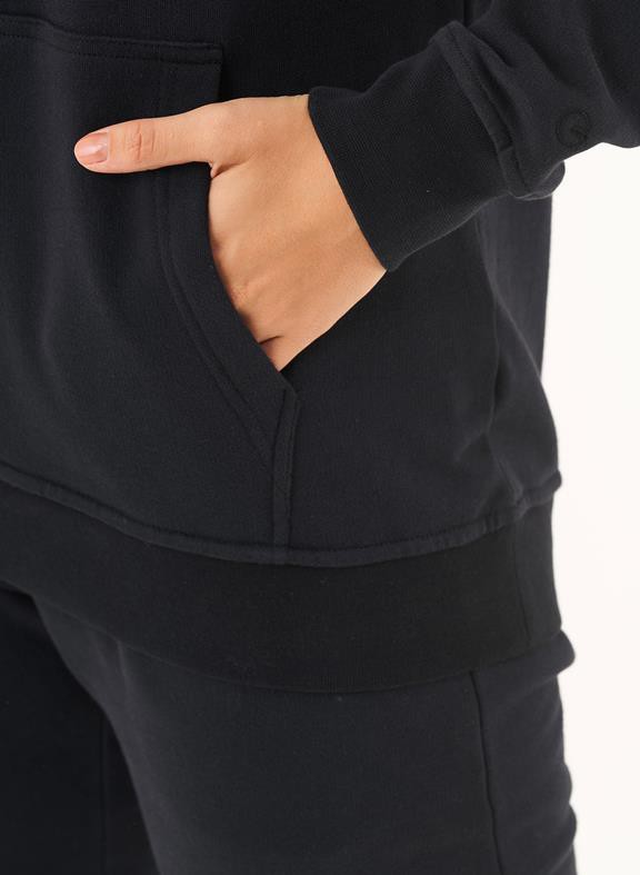 Soft Touch Zipped Hoodie Black from Shop Like You Give a Damn