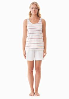 Shorts Pajama Set Steella Off White via Shop Like You Give a Damn