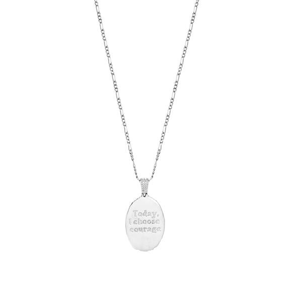 Pendant Silver She Who Has Courage from Shop Like You Give a Damn