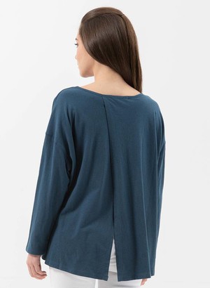 Top V-Neck Navy from Shop Like You Give a Damn