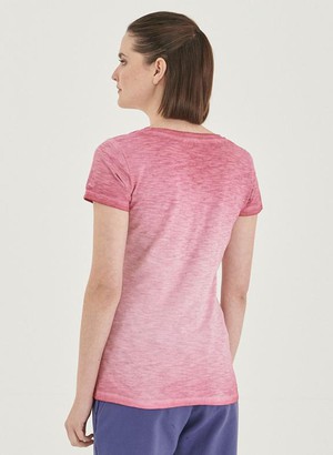 T-Shirt Organic Cotton Print Pink from Shop Like You Give a Damn