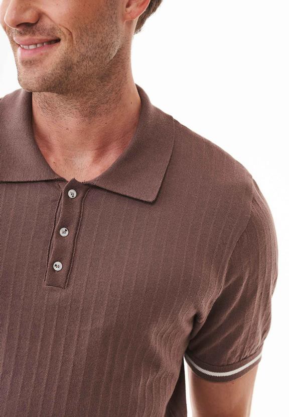 Polo Shirt Knit Deep Taupe from Shop Like You Give a Damn