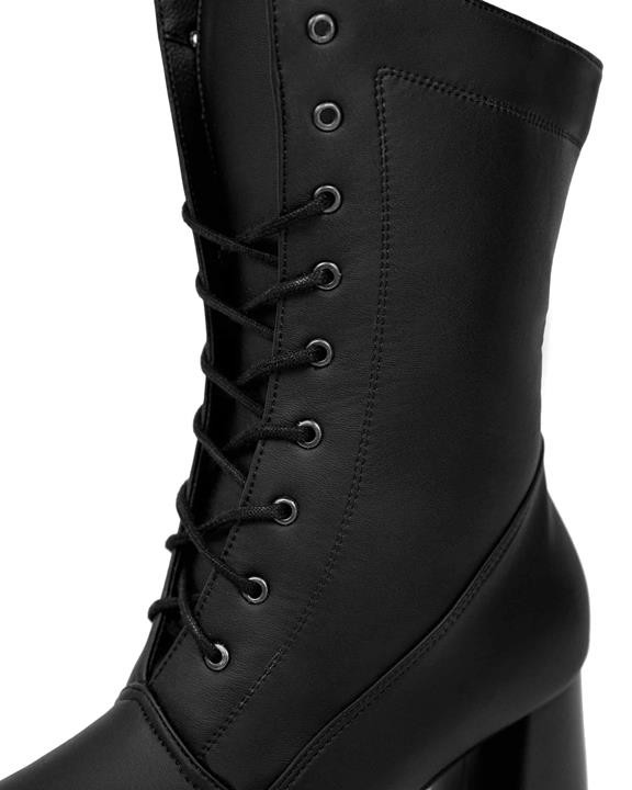 Lace Up Boots Cactus Black from Shop Like You Give a Damn