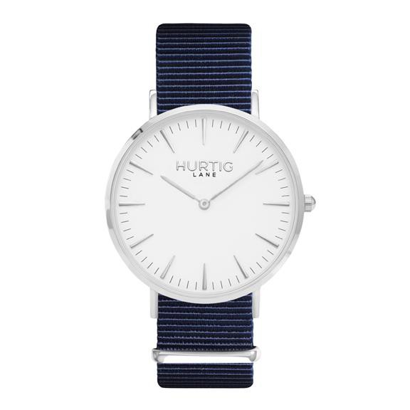 Watch Montezuma Nylon Nato Silver White & Olive Green Women from Shop Like You Give a Damn