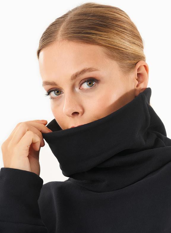 Sweater Turtleneck Organic Cotton Black from Shop Like You Give a Damn