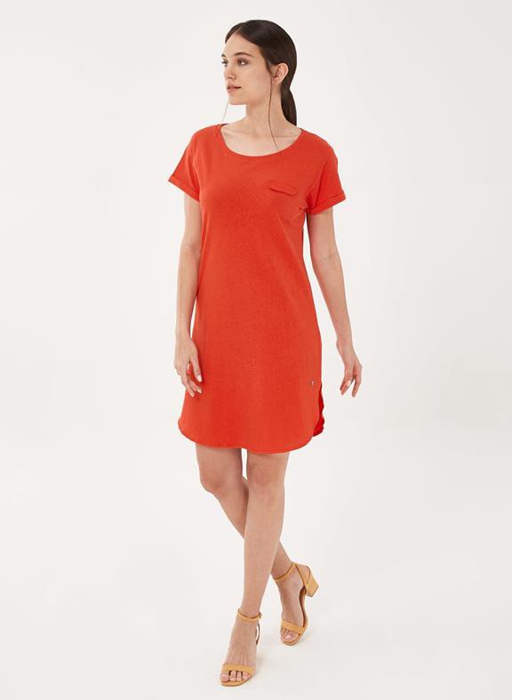 Dress Fake Chest Pocket Red from Shop Like You Give a Damn