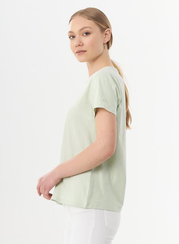 Basic T-Shirt Organic Cotton Sage Green from Shop Like You Give a Damn
