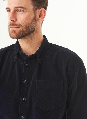 Corduroy Shirt Dark Navy from Shop Like You Give a Damn