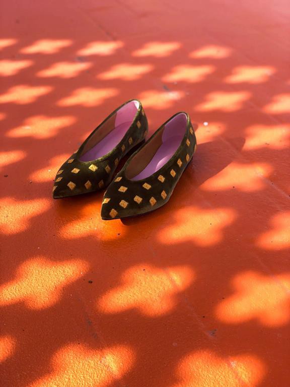 Flats Coccinelle Green from Shop Like You Give a Damn