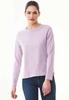 T-Shirt Long Sleeve Lavender Purple via Shop Like You Give a Damn
