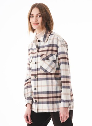 Overshirt Organic Cotton Flannel Multicolour from Shop Like You Give a Damn