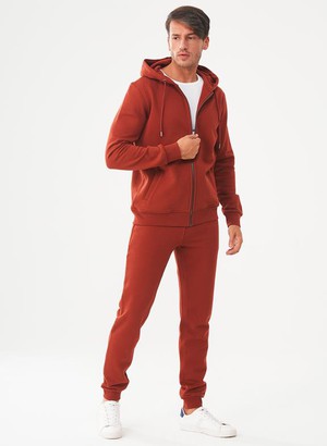 Zip-Up Hoodie Organic Cotton Ginger from Shop Like You Give a Damn