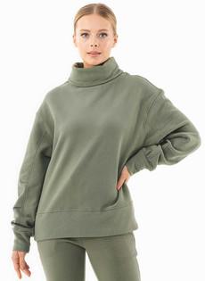 Sweater Turtleneck Organic Cotton Olive from Shop Like You Give a Damn