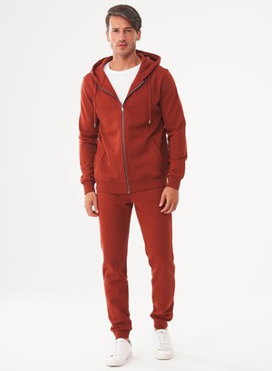 Zip-Up Hoodie Organic Cotton Ginger from Shop Like You Give a Damn