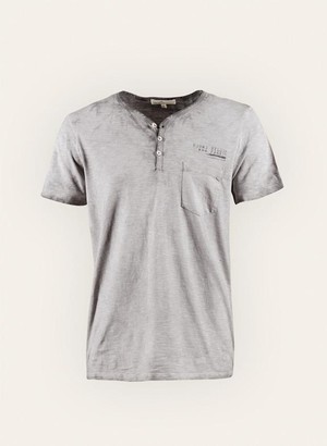 T-Shirt Buttons Gray from Shop Like You Give a Damn