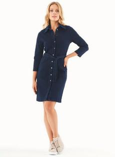 Denim Dress Organic Cotton Dark Navy via Shop Like You Give a Damn