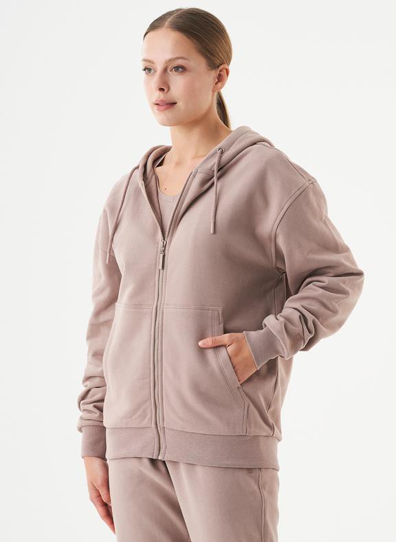 Unisex Zip Up Hoodie Junda Mocha from Shop Like You Give a Damn