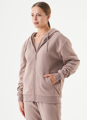 Unisex Zip Up Hoodie Junda Mocha from Shop Like You Give a Damn