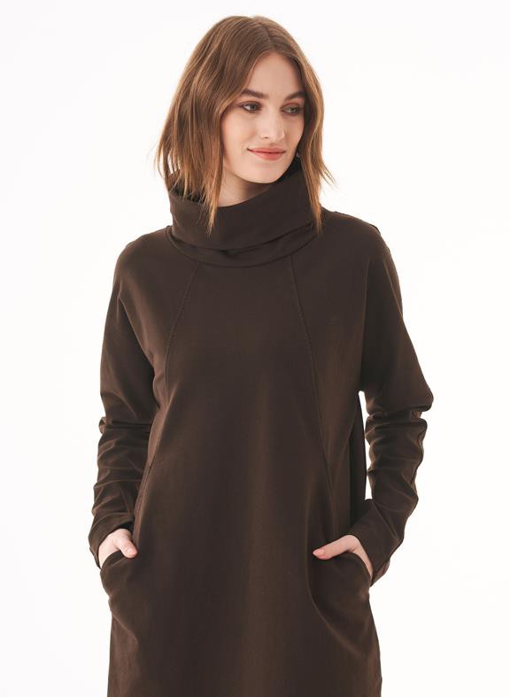 Sweater Dress Organic Cotton Espresso from Shop Like You Give a Damn