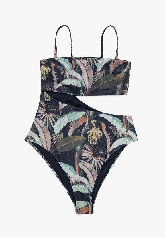 Swimsuit Hibisco Botanical Garden Dark from Shop Like You Give a Damn