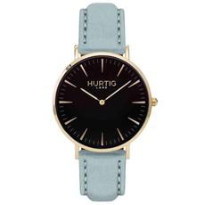 Hymnal Watch Vegan Suede Gold, Black & Duck Egg via Shop Like You Give a Damn