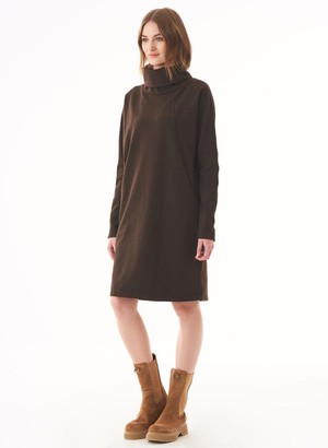 Sweater Dress Organic Cotton Espresso from Shop Like You Give a Damn