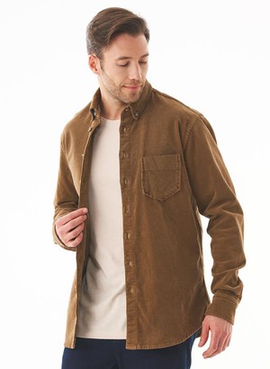 Corduroy Shirt Camel from Shop Like You Give a Damn