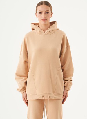 Oversized Hoodie Hande Beige from Shop Like You Give a Damn