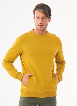 Sweatshirt Dark Yellow from Shop Like You Give a Damn