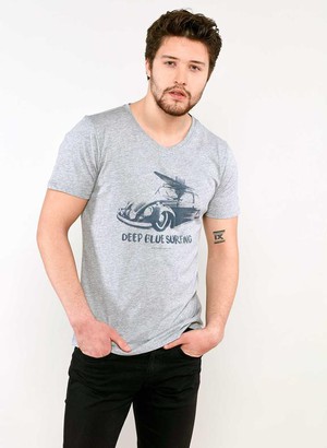 T-Shirt Car Grey from Shop Like You Give a Damn