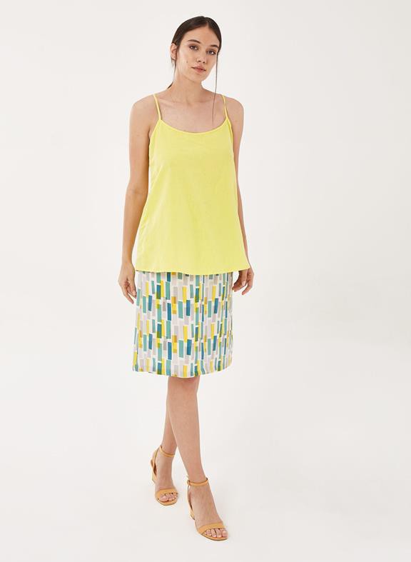 Spaghetti Straps Top Yellow from Shop Like You Give a Damn