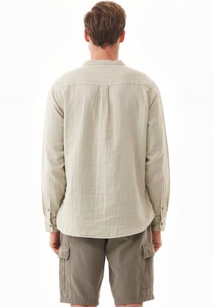 Shirt With Stand Up Collar Tint Green from Shop Like You Give a Damn