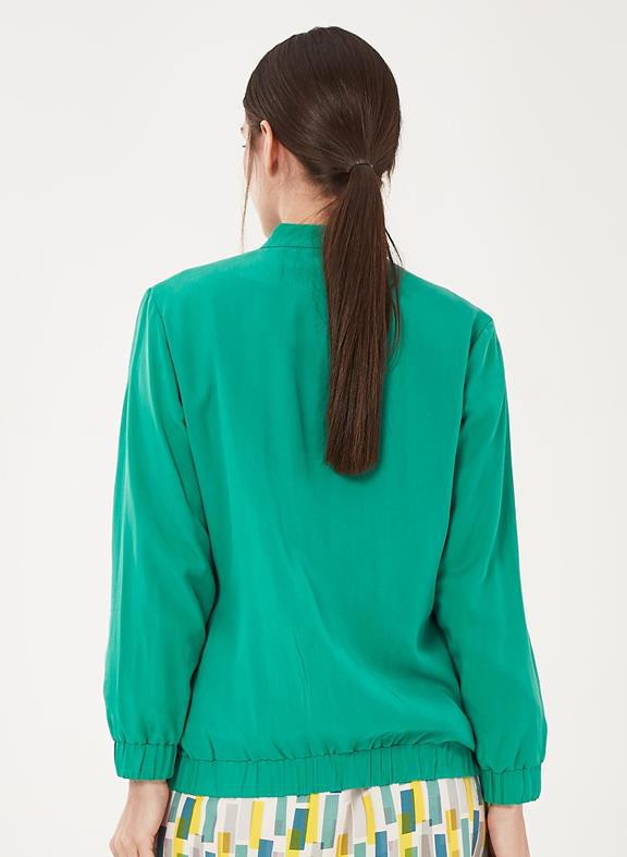 Bomber Jacket Emerald Green from Shop Like You Give a Damn