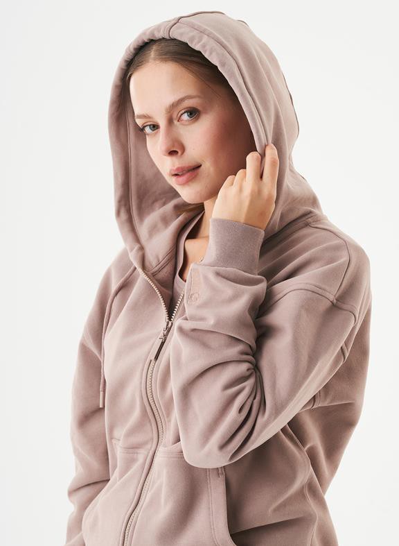 Unisex Zip Up Hoodie Junda Mocha from Shop Like You Give a Damn